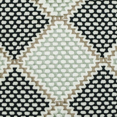 Diamond Dotty - Blue Cotton Throw Pillow Cover