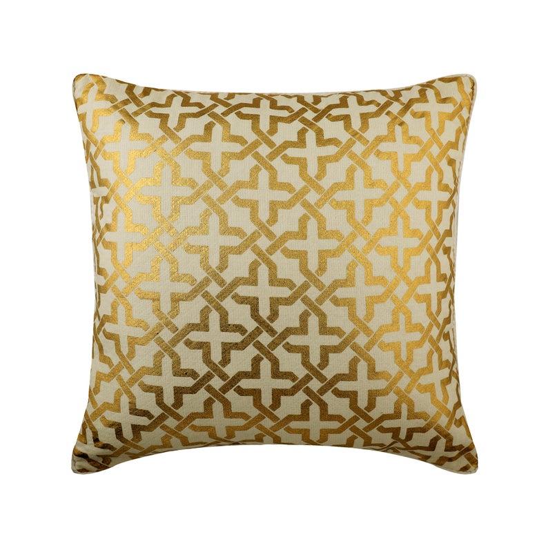 Gold Moment Throw Pillow Cover