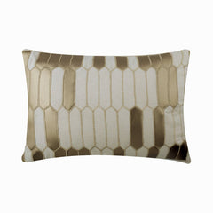 Gold Heist Lumbar Pillow Cover