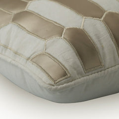 Gold Heist - Ivory Linen Lumbar Pillow Cover