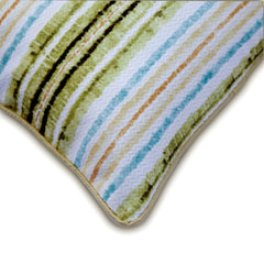 Stripe Up My LIfe Silk Throw Pillow Cover