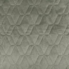 Diamond Grey Velvet Throw Pillow Cover