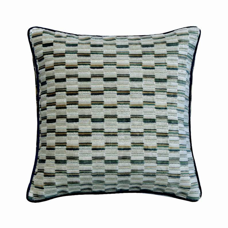 Brick Together Striped Decorative Euro Sham