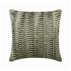 Sky Ceremony - Light Blue Satin Throw Pillow Cover