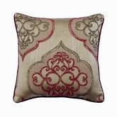 Berry Damask Galore Throw Pillow Cover