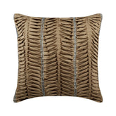 Dull Gold Ceremony Decorative Euro Sham