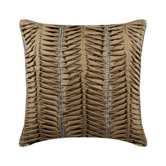 Dull Gold Ceremony Decorative Euro Sham