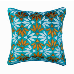 Allegorical Applique Throw Pillow Cover