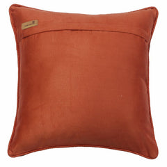 Scrolling All The Way Rust Throw Pillow Covers