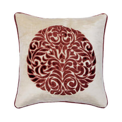 Maroon Scent Red Throw Pillow Cover