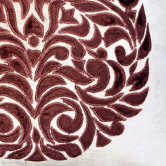 Maroon Scent Velvet Throw Pillow Cover
