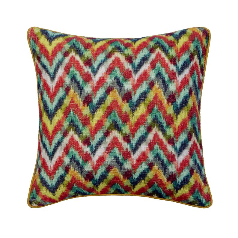Chevron Palette Yellow Throw Pillow Cover
