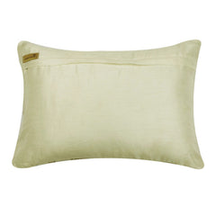 Gold Light - Ivory Silk Lumbar Pillow Cover