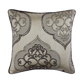 Grey Damask Galore Decorative Euro Sham