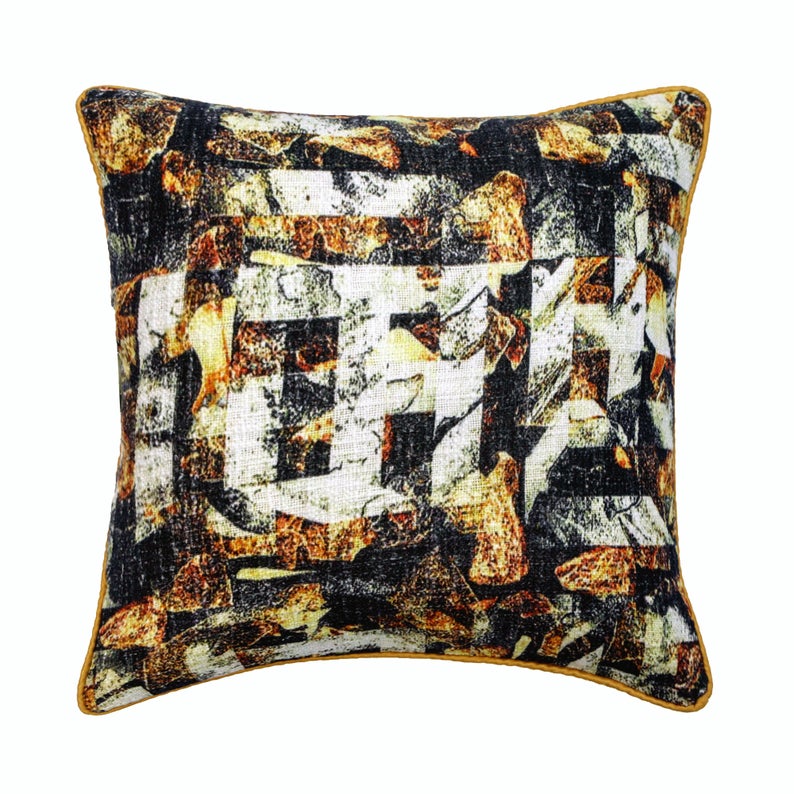 Maze Noir Decorative Euro Sham