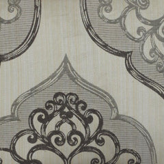 Grey Damask Galore Throw Pillow Cover