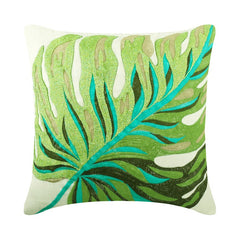 Monstera Leaf Throw Pillow Cover