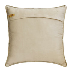 Paisley Treasure - Gold Jacquard Foil Throw Pillow Cover