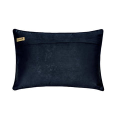 Mayura - Blue Satin Lumbar Pillow Cover