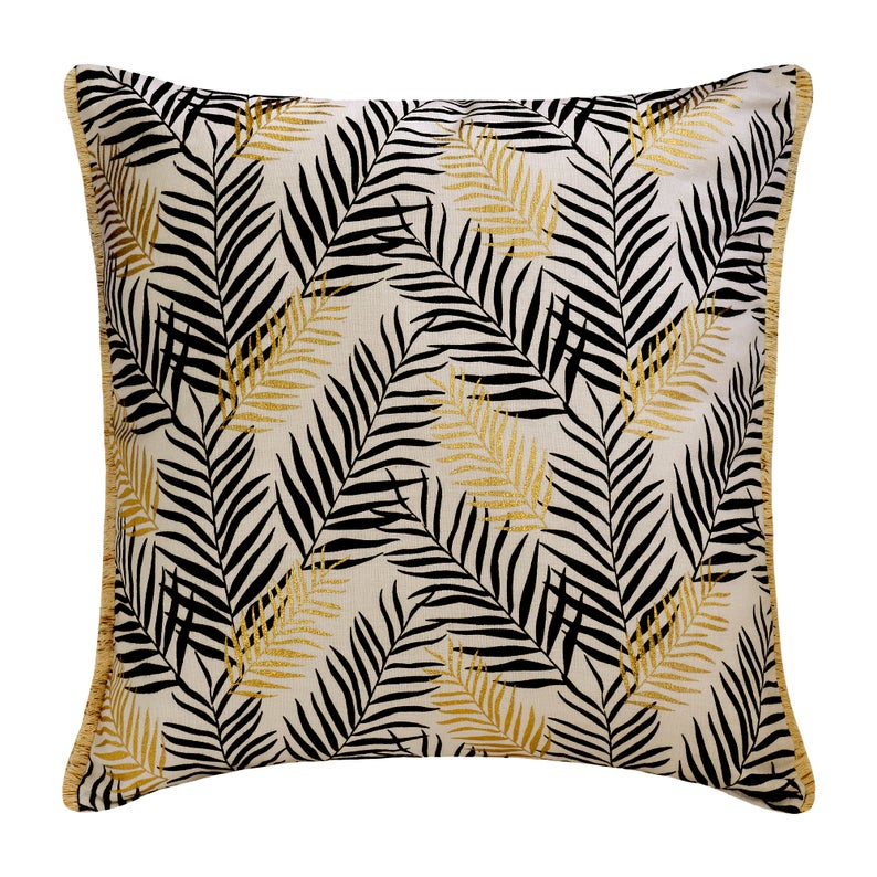 Leave A Gold Throw Pillow Cover