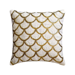 Gold Accord Throw Pillow Cover