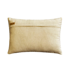Gold Addict - Gold Cotton Linen Foil Lumbar Pillow Cover