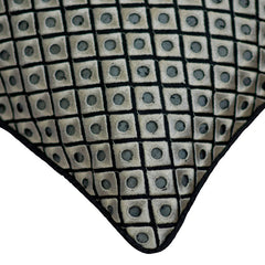Grey Dots Boudoir Decorative Euro Sham