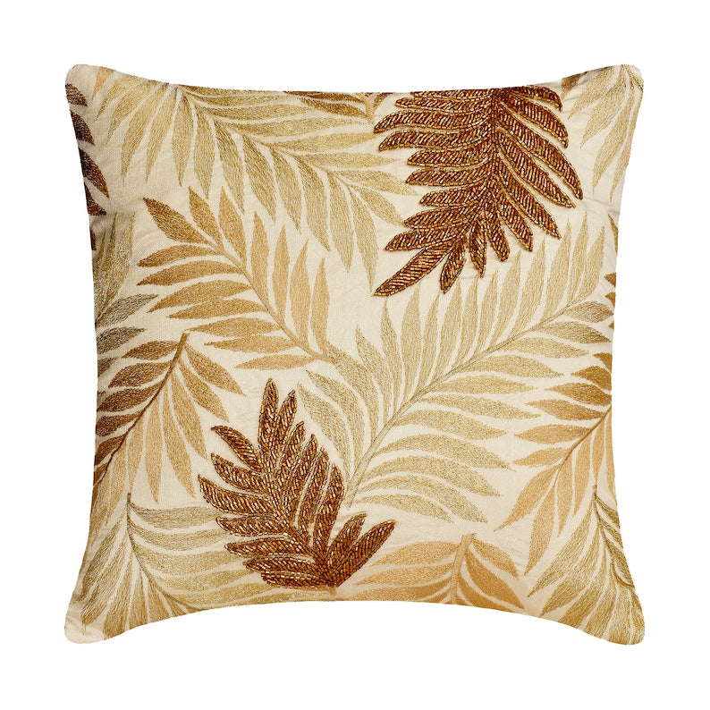 Gold Gilding Throw Pillow Cover