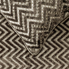 Grey Crystal Chevy Decorative Bed Runner and Pillow Cover