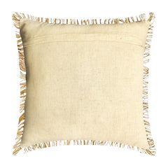 Golden Fiber Throw Pillow Cover