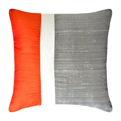 Splendour Orange Throw Pillow Cover