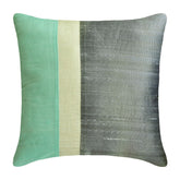 Splendour Sea Green Throw Pillow Cover