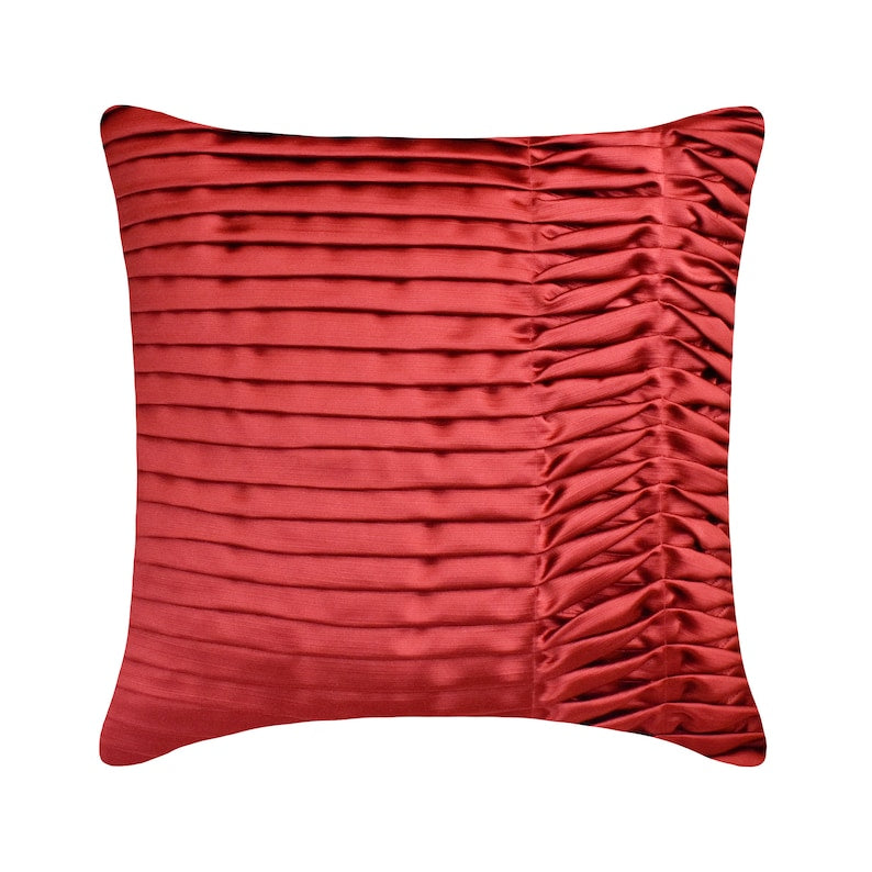 Lustrous Folds Throw Pillow Cover