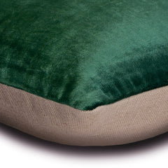 Velutinous Green Lumbar Pillow Cover