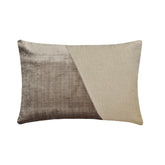 Velutinous Taupe Lumbar Pillow Cover