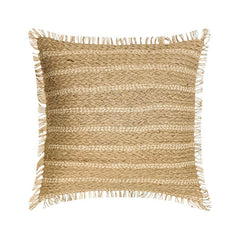 Golden Fiber Throw Pillow Cover