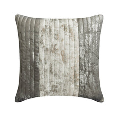 Grey Foil Dusk Decorative Euro Sham
