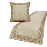 Tessellation Decorative Bed Runner and Pillow Cover