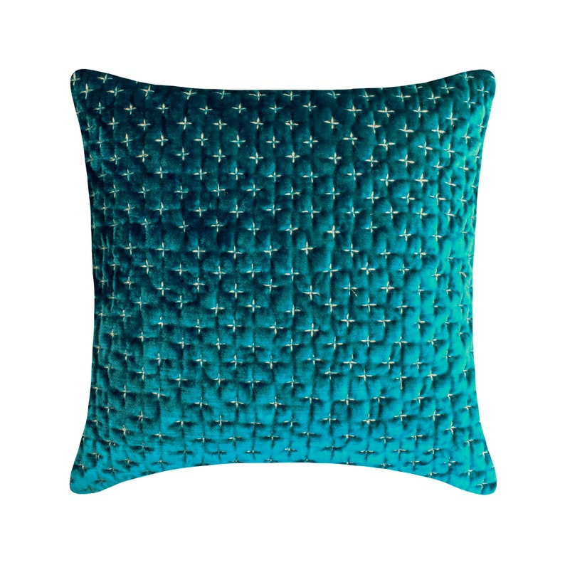 Adding Teal Throw Pillow Cover