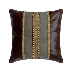 Leatherpolis Throw Pillow Cover