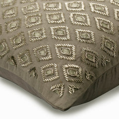 Diamonds And Silver Throw Pillow Cover