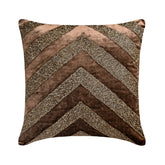 Brown Summit Throw Pillow Cover