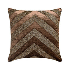Brown Summit Throw Pillow Cover