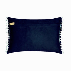 Indigo Square Lumbar Pillow Cover
