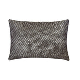 Silver Lucent Lumbar Pillow Cover