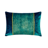 Resplendent Peacock Lumbar Pillow Cover