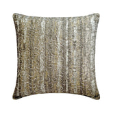 Time To Time Silver Throw Pillow Cover