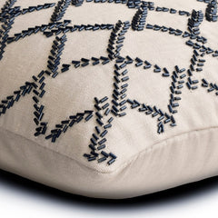 Trellis Criss Cross Decorative Euro Sham