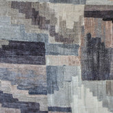 Shades of Gray & Brown Cotton Viscose Velvet Fabric by the Yard