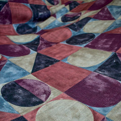 Burgundy, Brick Red Cotton Fabric by the Yard